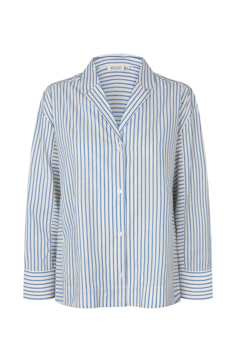 Masai Copenhagen MaIsolisse Striped Shirt, Alternate, color, Princess Blue
