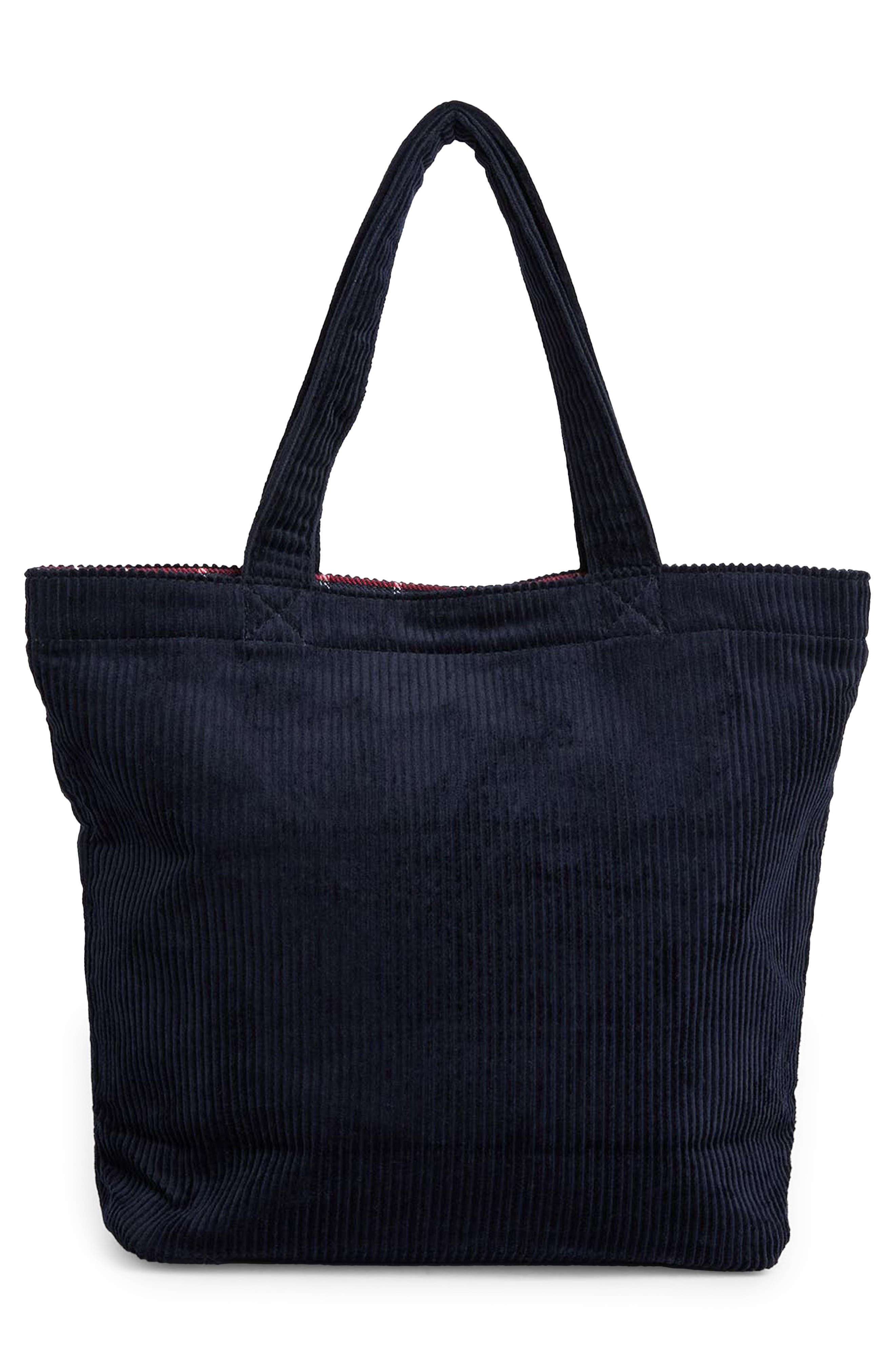 Mini Carrick Corduroy Tote Bag, Alternate, color, NAVY