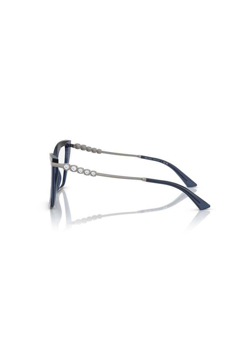 55mm Cat Eye optical glasses, Alternate, color, Blue