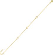 Spero London White Opal Sterling Silver Bracelet in Gold
