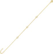 Spero London White Opal Sterling Silver Bracelet in Gold