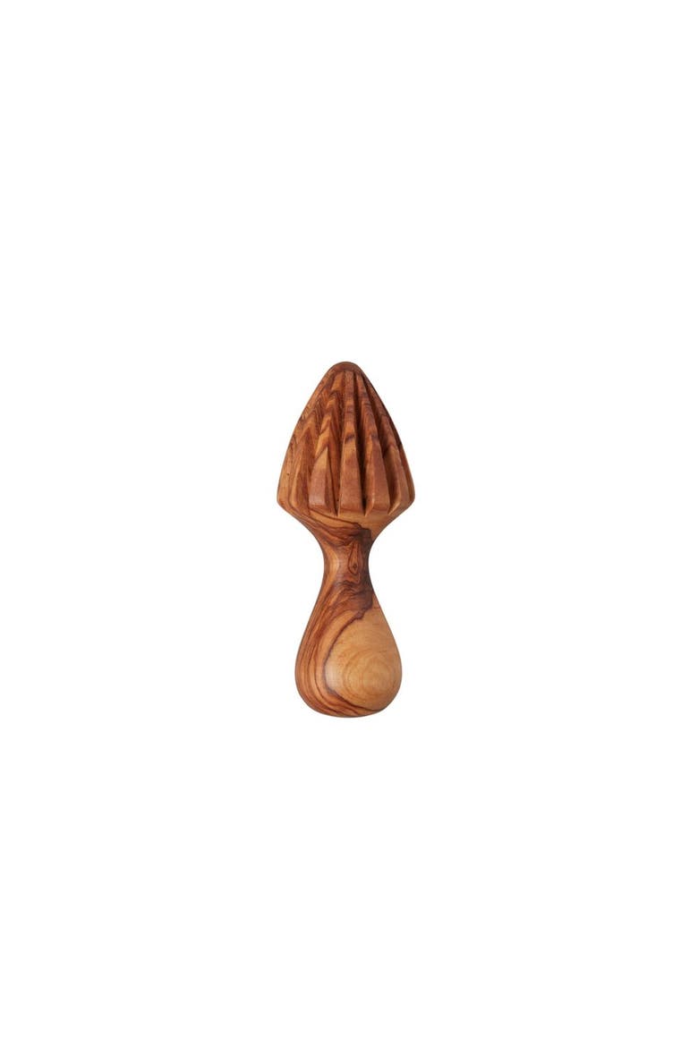 Olive Wood Citrus Press, Main, color, Olive