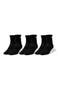 3-Pack Blackout Whiteout Ankle Socks