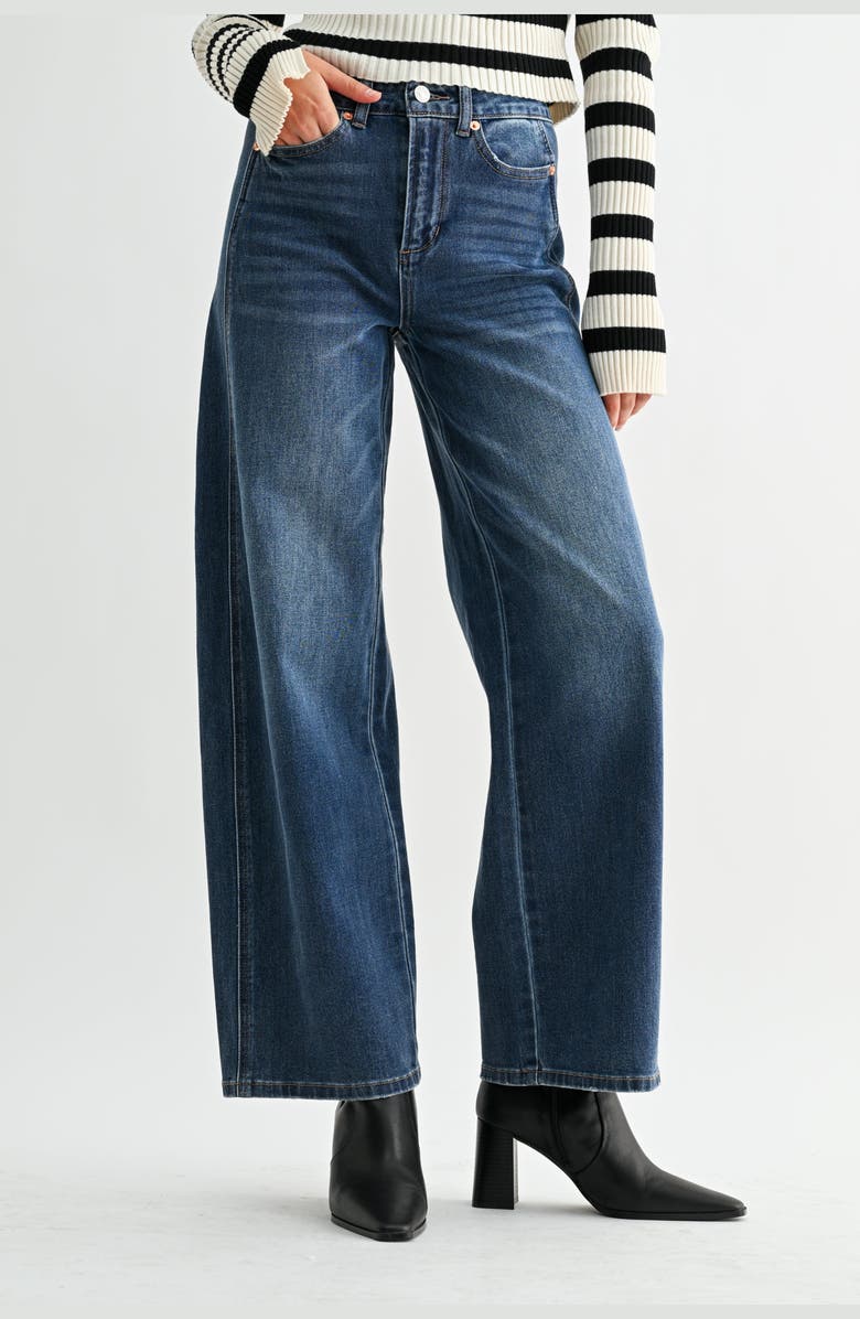 Jemina Denim High Rise Balloon Pant, Alternate, color, Indigo