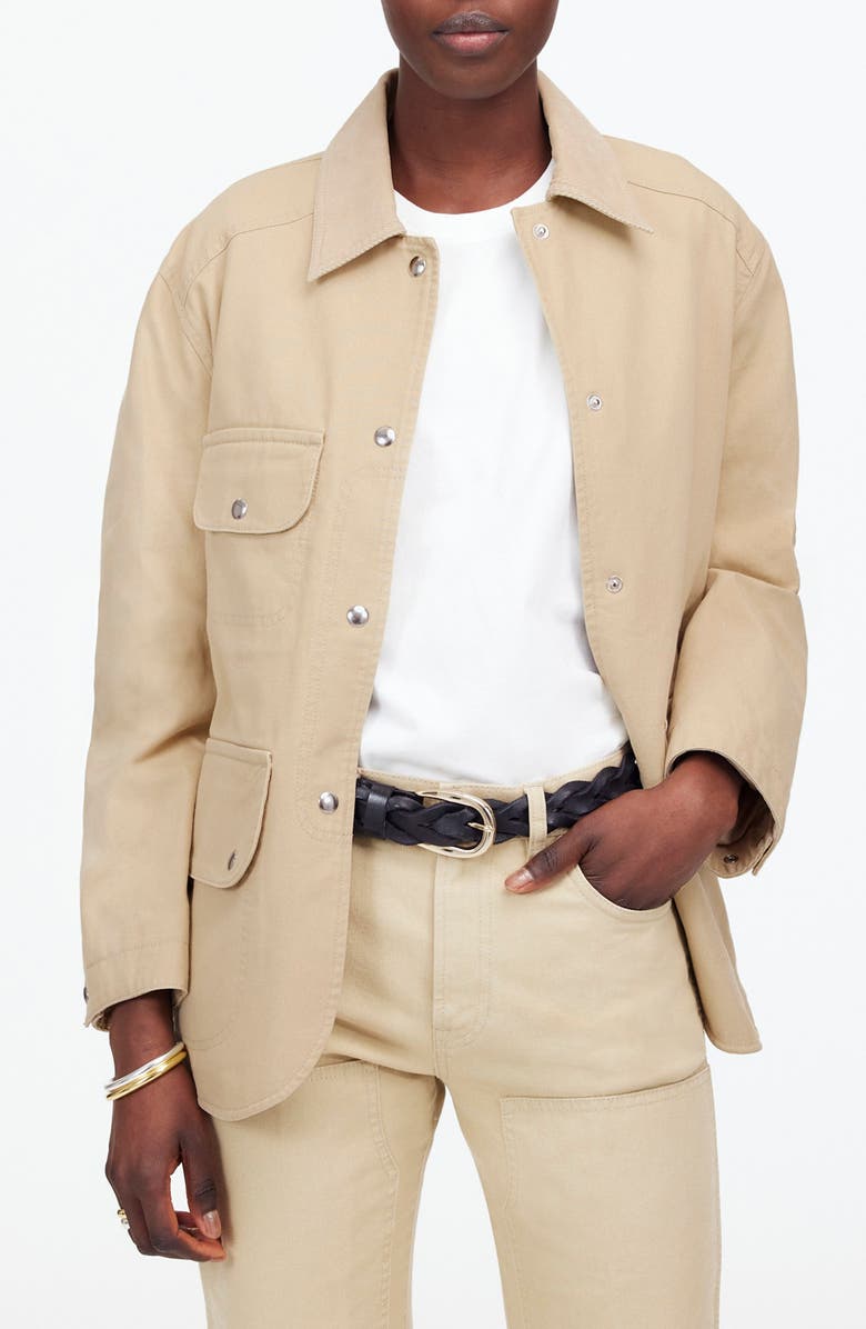 Madewell Canvas Barn Jacket, Main, color,