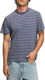 Lucky Brand Weekend Relaxed Stripe Cotton T-Shirt