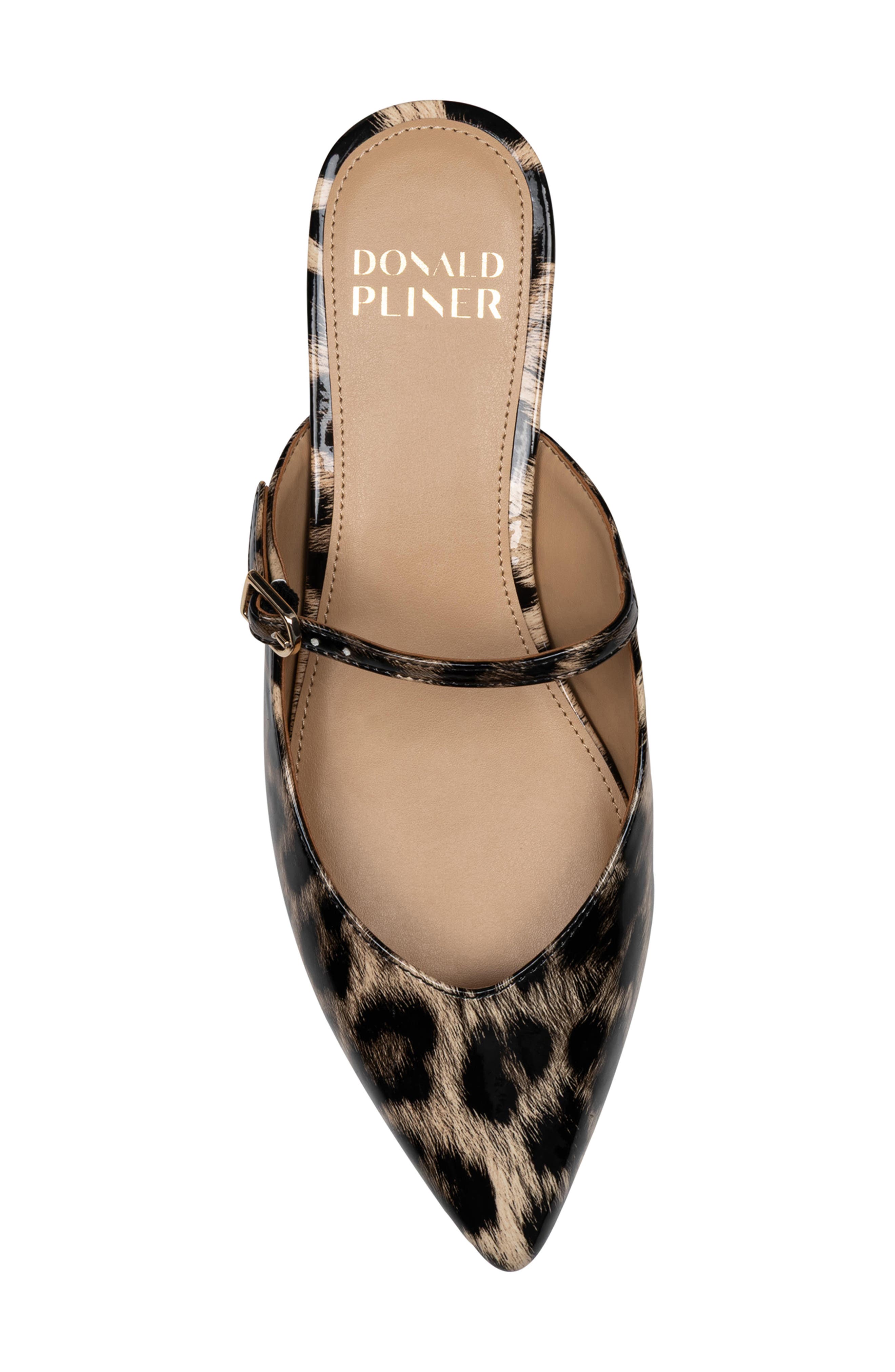 Wynter Mule Flat, Alternate, color, LEOPARD
