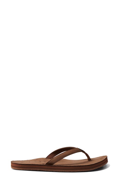 Reef Solana Flip Flop In Classic Brown