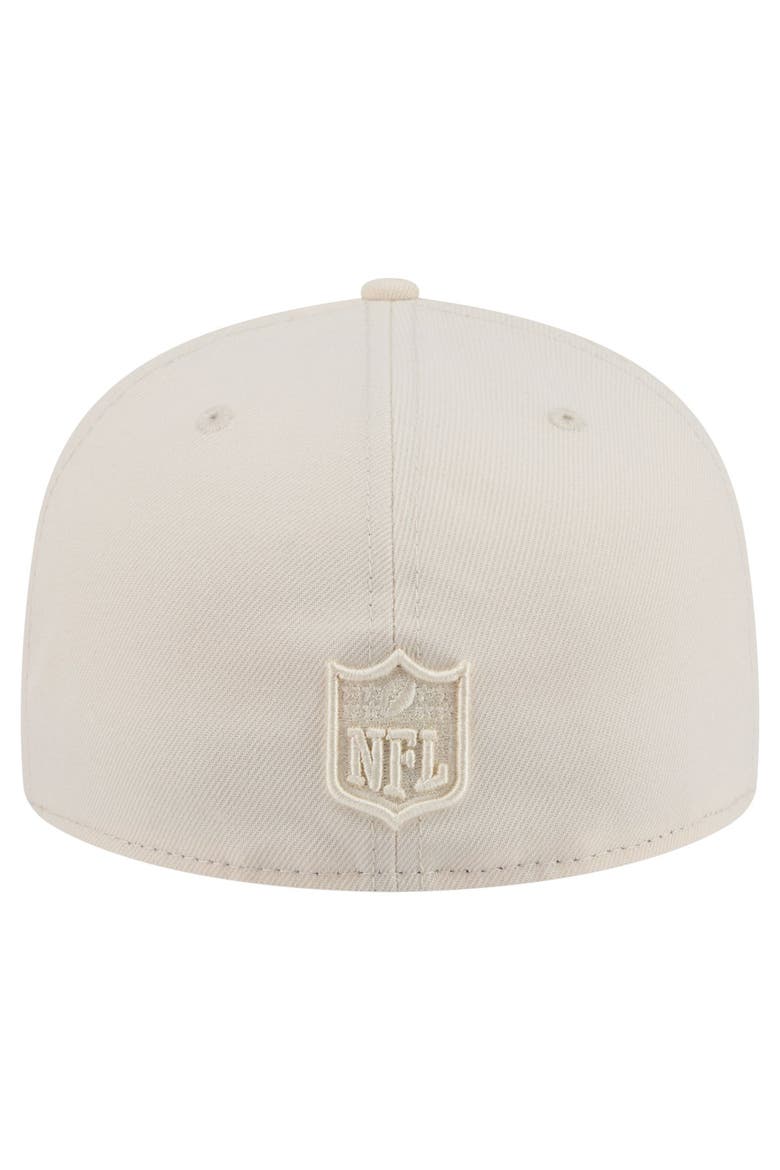 Men's New Era Cream New England Patriots Color Pack 59FIFTY Fitted Hat, Alternate, color, Cream