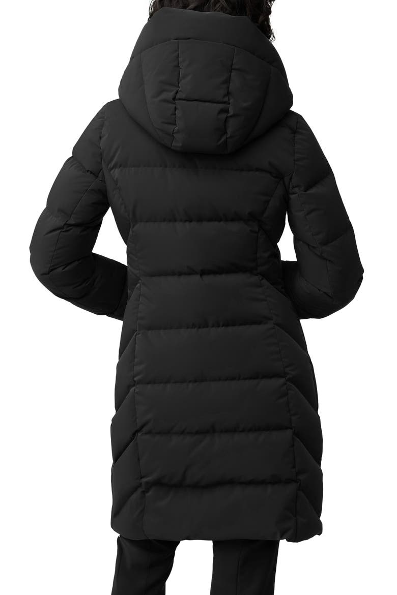 Sonny Water Repellent 700 Fill Power Down Coat, Alternate, color, BLACK