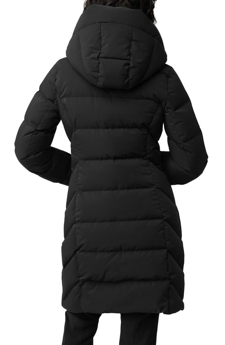 Soia & Kyo Sonny Water Repellent 700 Fill Power Down Coat, Alternate, color, Black