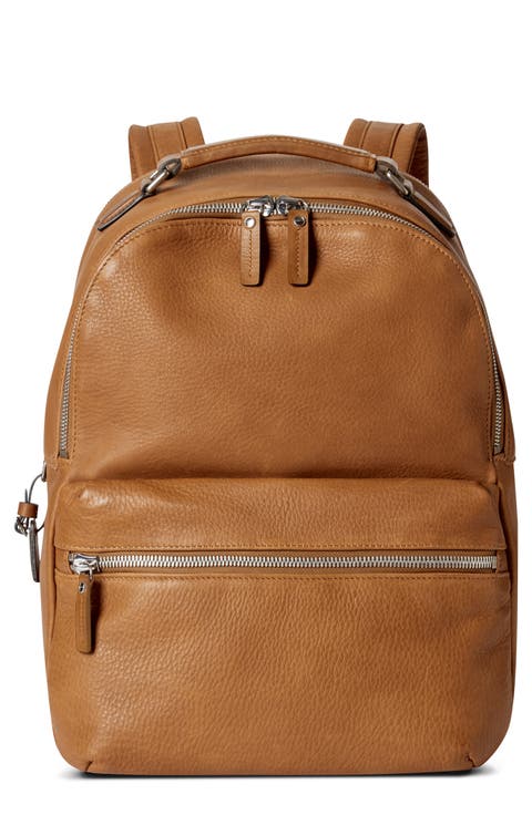 Runwell Leather Backpack