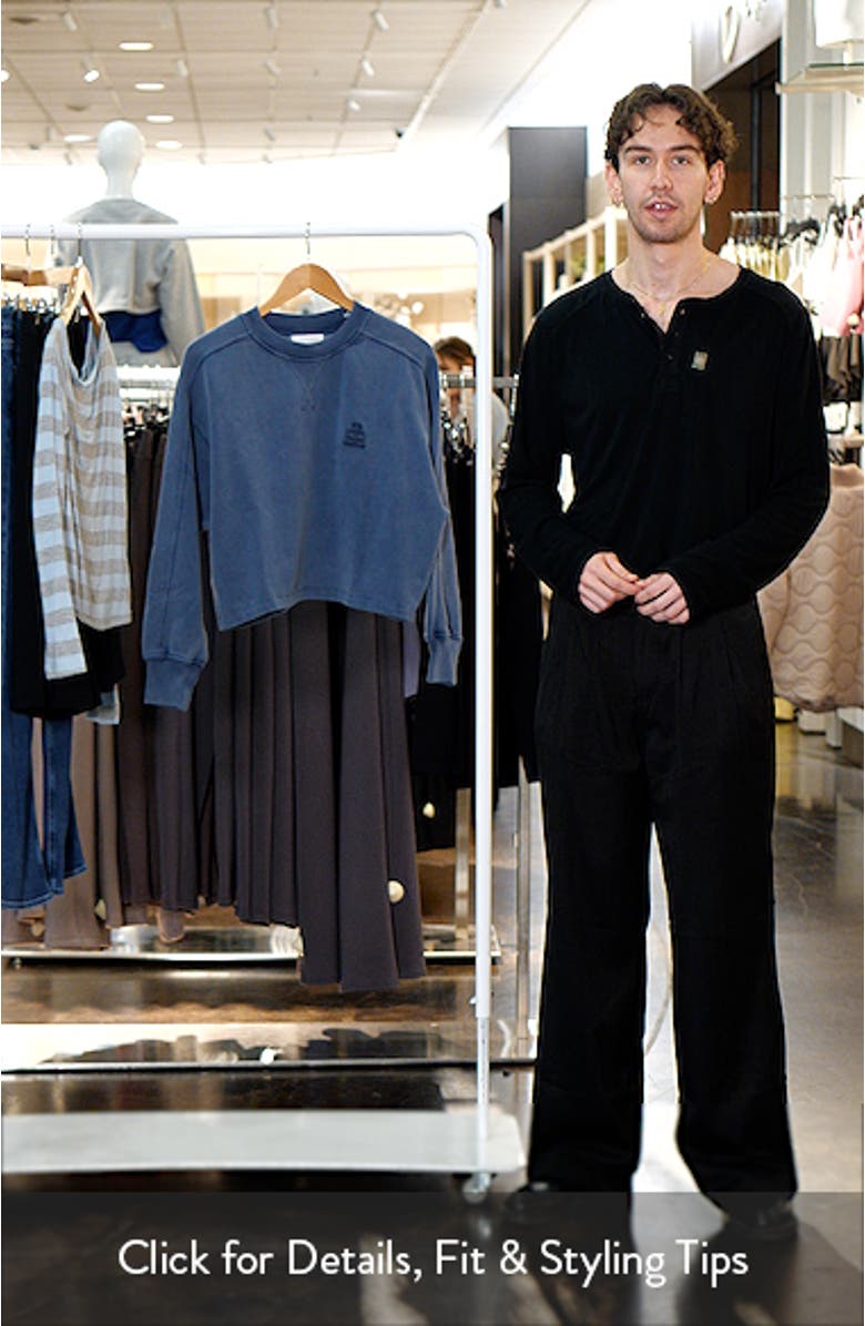 Sunny Logo Embroidered Sweatshirt, sales video thumbnail