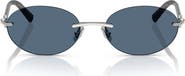 Tiffany & Co. 56mm Oval Sunglasses
