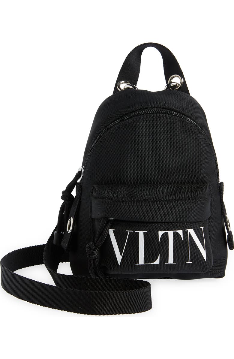 Valentino Garavani Mini VLTN Technical Canvas Backpack, Main, color,
