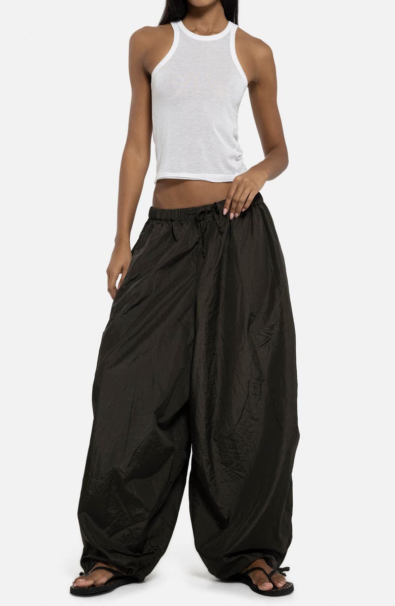 JADED LONDON Casual Nylon Balloon Joggers, Alternate, color, Brown