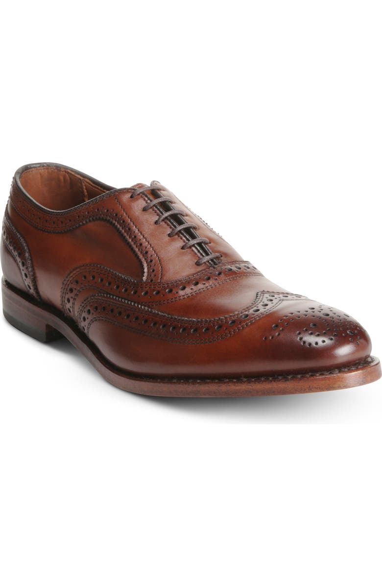 Allen Edmonds McAllister Wingtip, Main, color, Chili