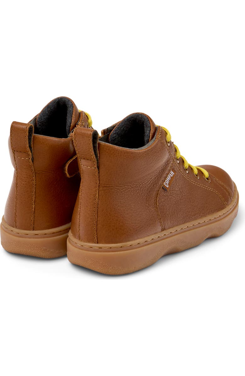 Camper Kids' Kiddo Lace-Up Boot, Alternate, color, Medium Brown