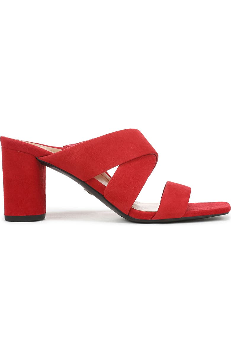 Vionic Merlot Slide Sandal, Alternate, color, Red Suede