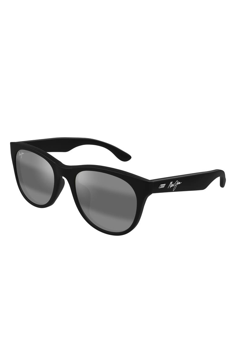 Maui Jim Koaniani AF 55mm PolarizedPlus2<sup>®</sup> Rectangular Sunglasses, Alternate, color, Black