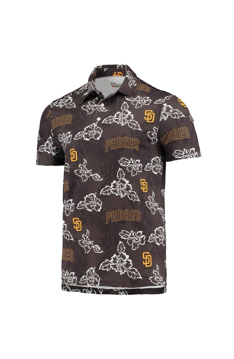 Reyn Spooner Men's Reyn Spooner Brown San Diego Padres Performance Polo, Alternate, color, Brown