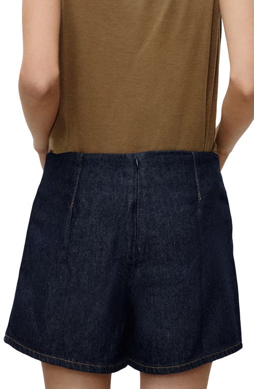 Mango Denim Skort Open Blue