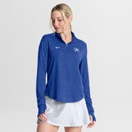 Nike Women's Nike Royal Duke Blue Devils Swift Dri-FIT Half-Zip Pullover
