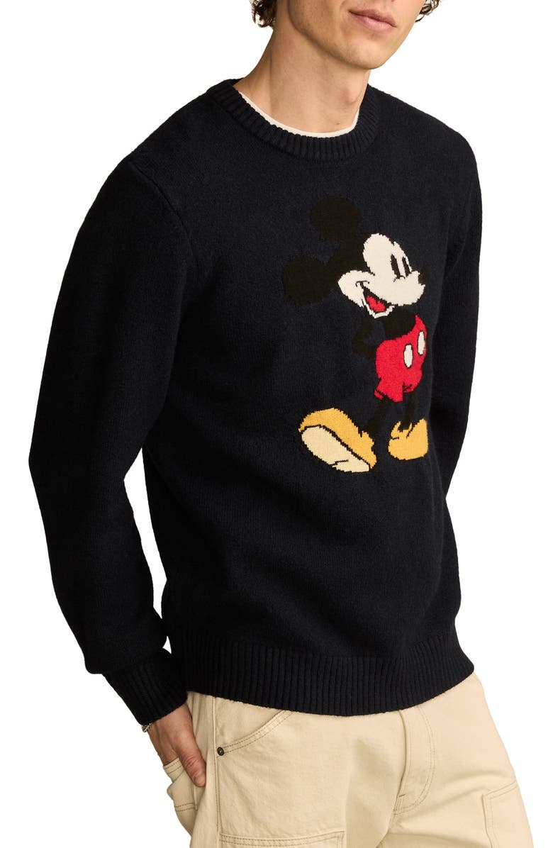 Lucky Brand x Disney Mickey & Friends Intarsia Sweater, Alternate, color, 
