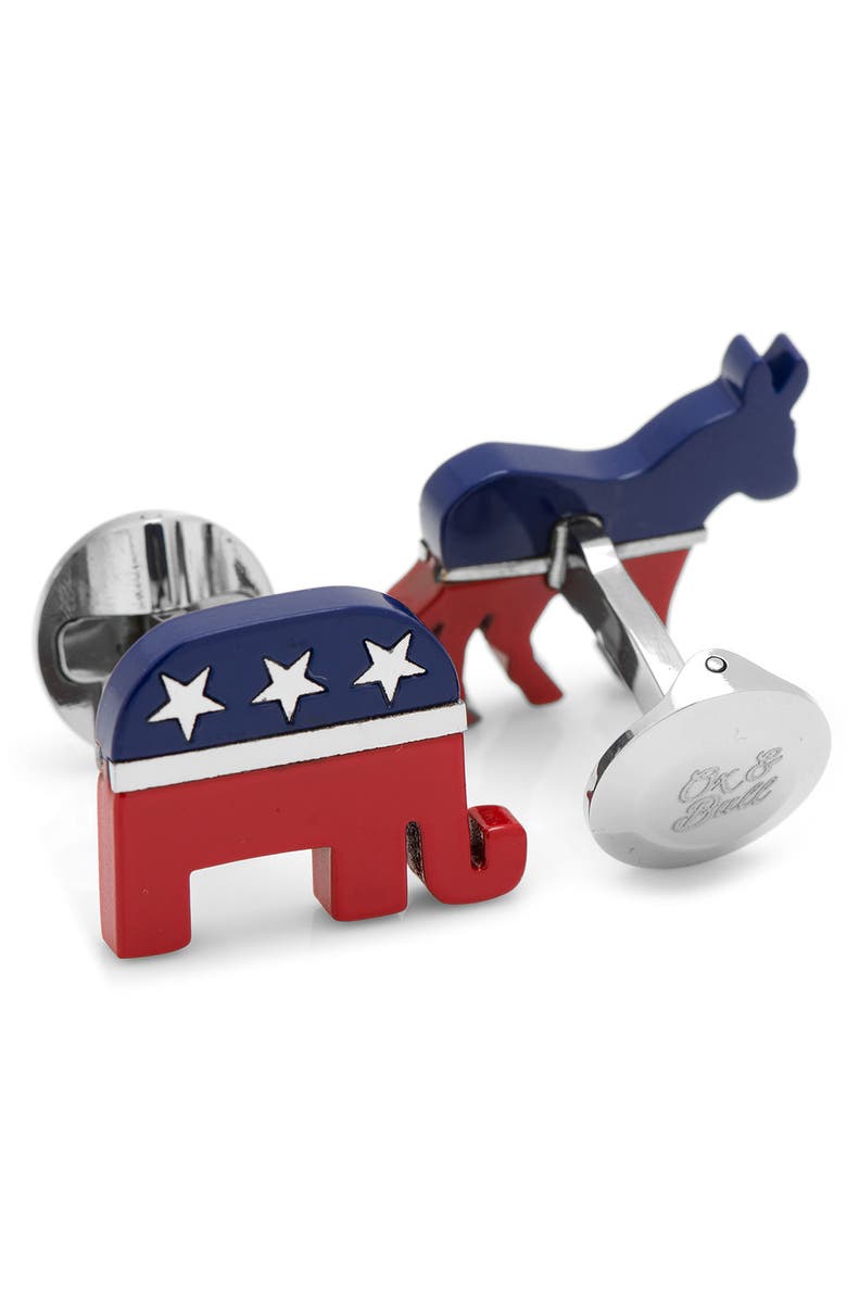 Cufflinks, Inc. Bipartisan Cuff Links, Alternate, color, 