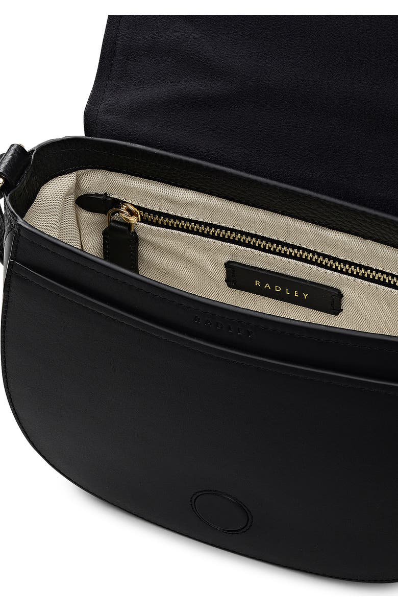 Radley Liverpool Gardens Medium Flapover Crossbody Bag, Alternate, color, Black