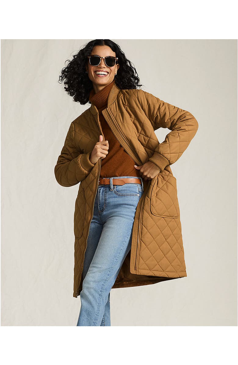 Lands' End FeatherFree Insulated Bomber Coat, Alternate, color, 