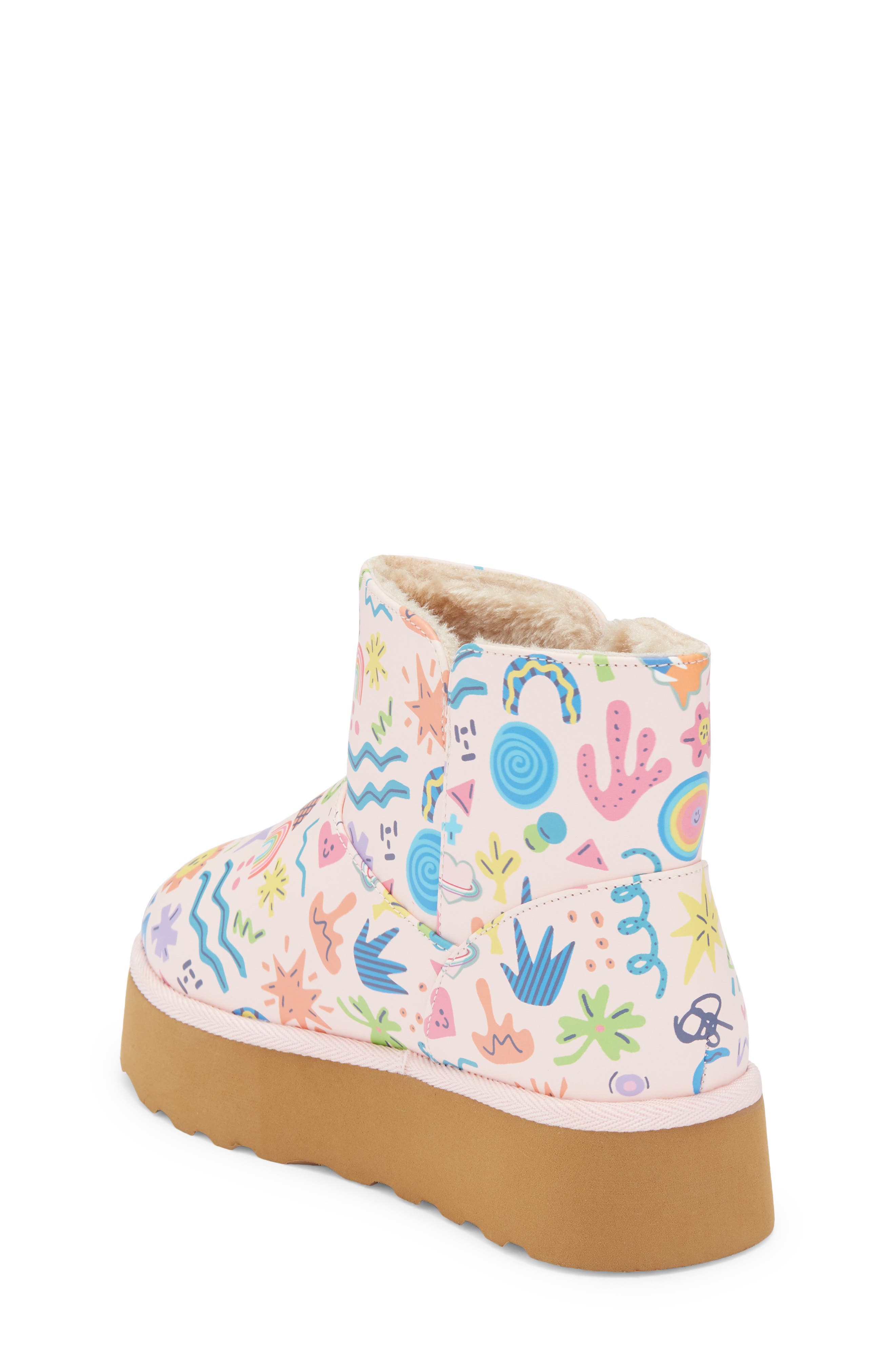 Harper Canyon Kids' Ezra Printed Bootie, Alternate, color, Rainbow Multi