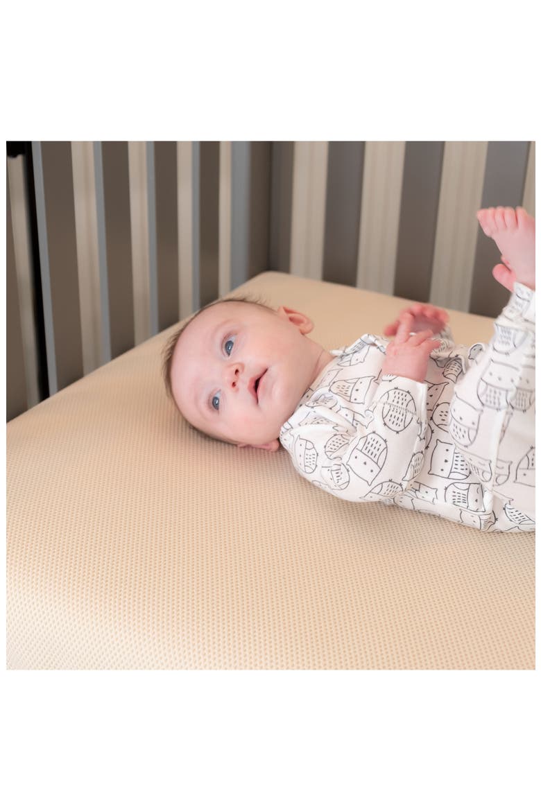 Organic Breathable 2-Stage Crib Mattress, Alternate, color, NATURAL