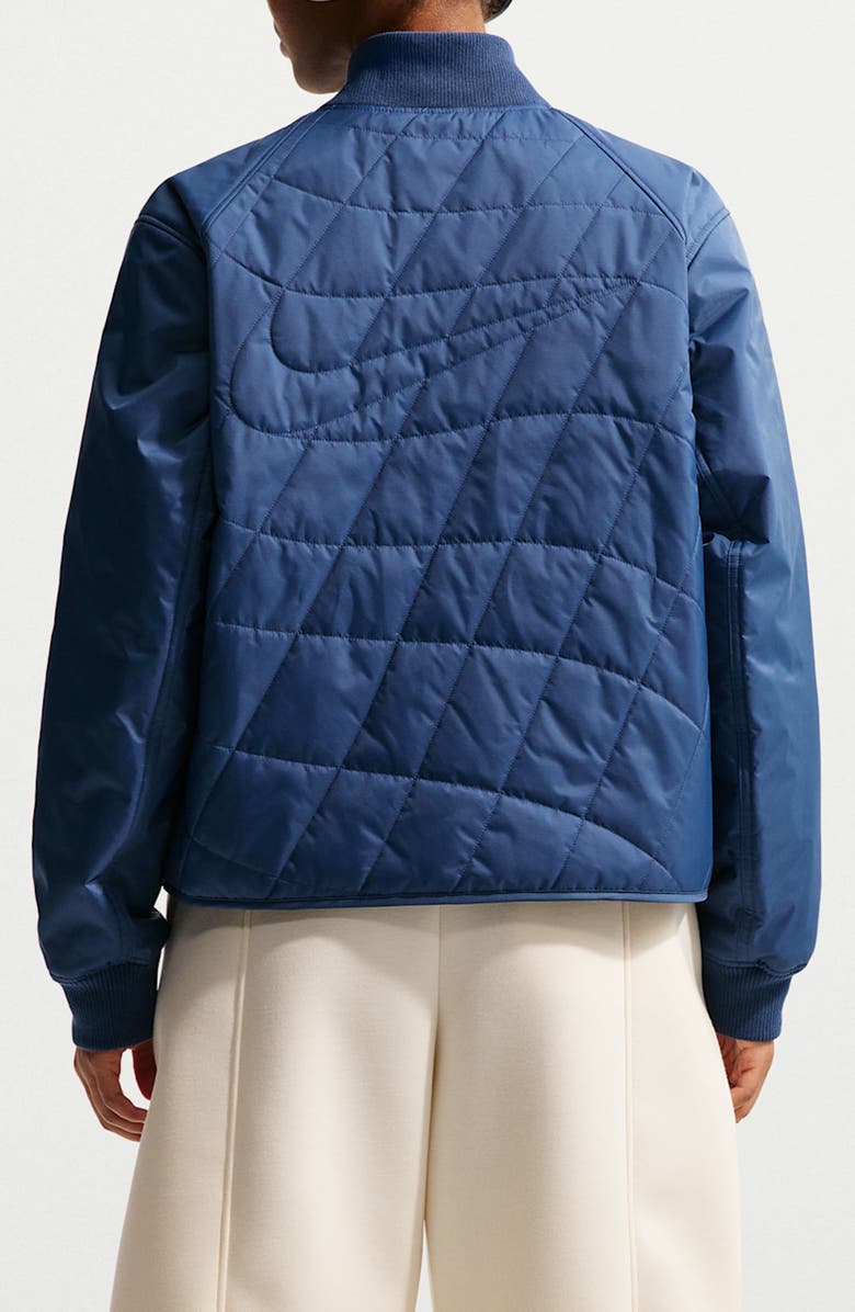 Nike Relaxed Water Repellent Quilted Jacket, Alternate, color, Mystic Navy/Sail