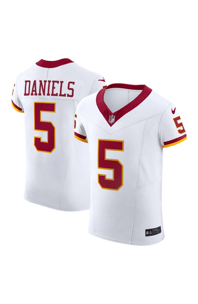 Nike Men's Nike Jayden Daniels White Washington Commanders Alternate 2 Super Bowl Era Vapor F.U.S.E. Elite Jersey, Main, color, White