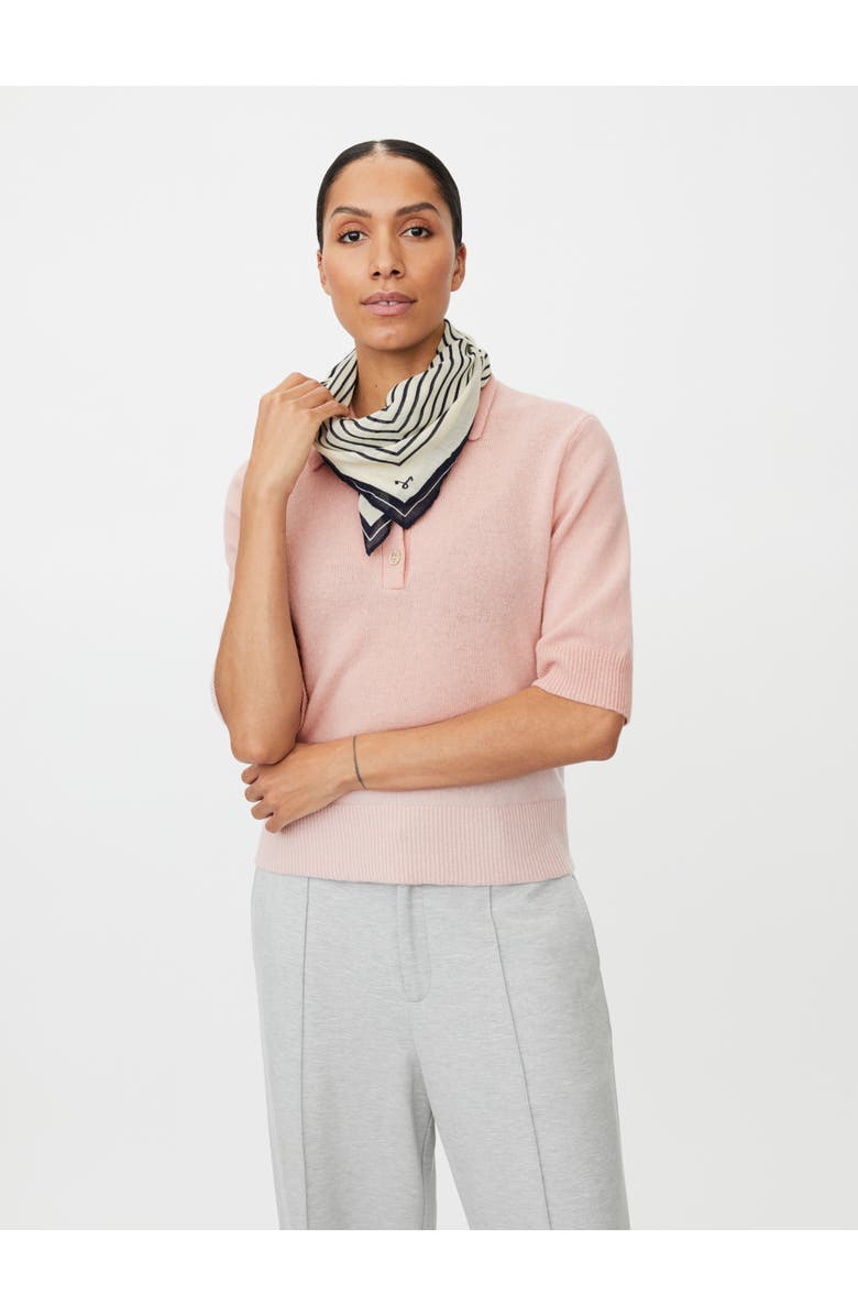Masai Copenhagen MaAlissea Lightweight Square Neck Scarf, Alternate, color, Navy Blazer