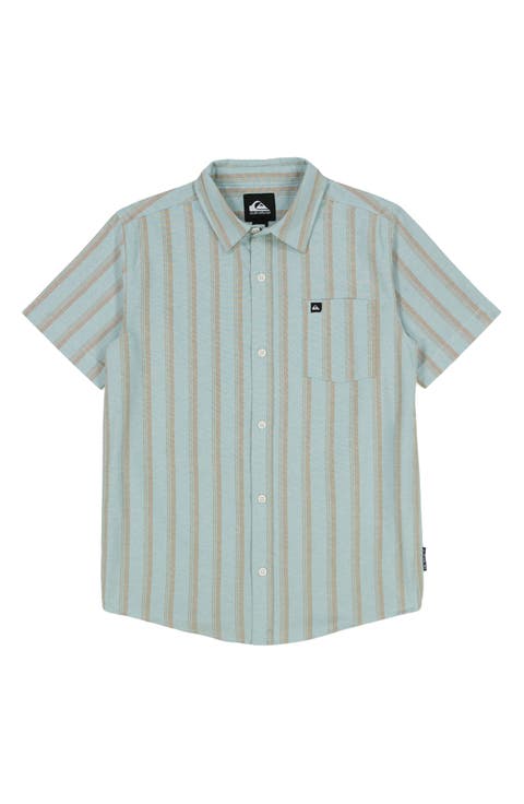 Kids' Oxford Classics Short Sleeve Cotton Button-Up Shirt (Big Kid)