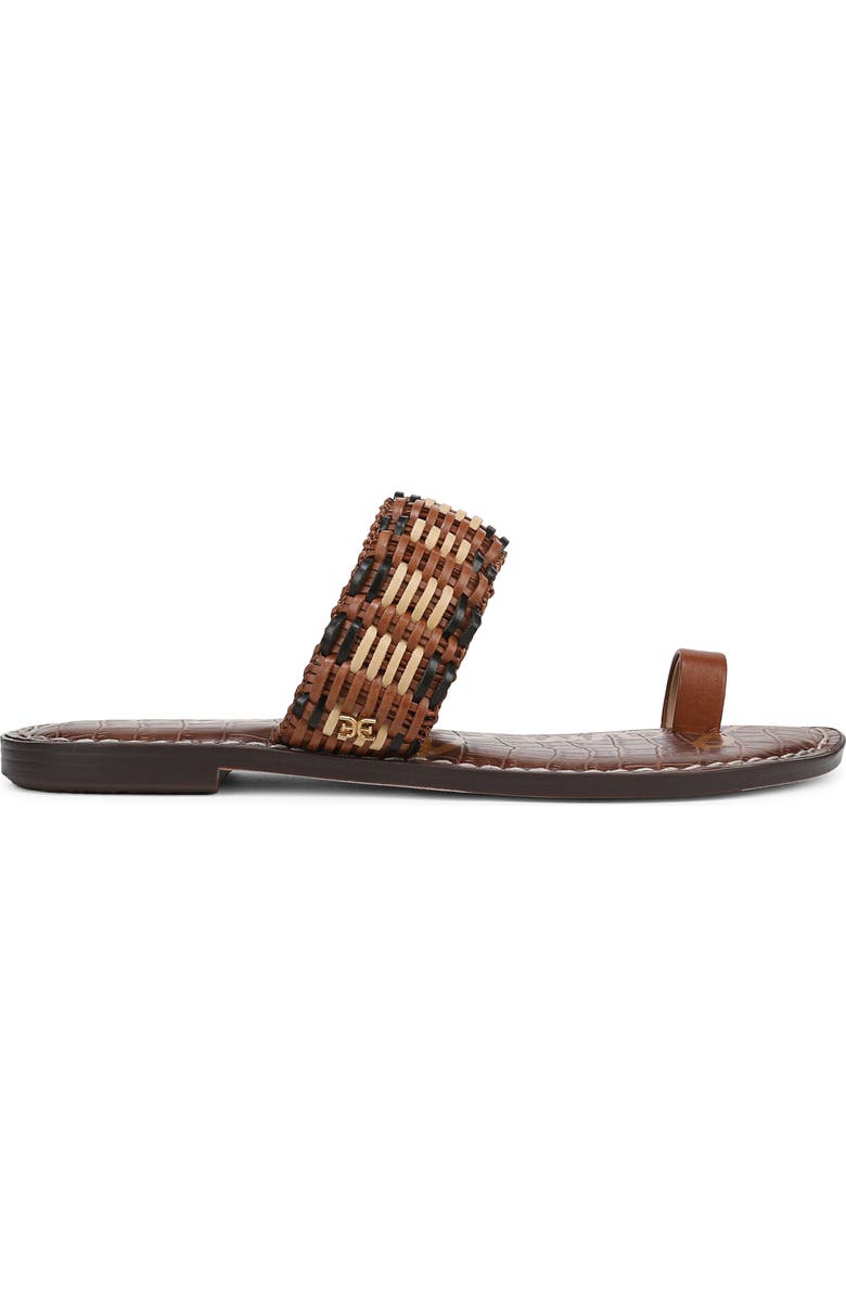 Sam Edelman Gemini Toe Loop Sandal, Alternate, color, Brown Multi
