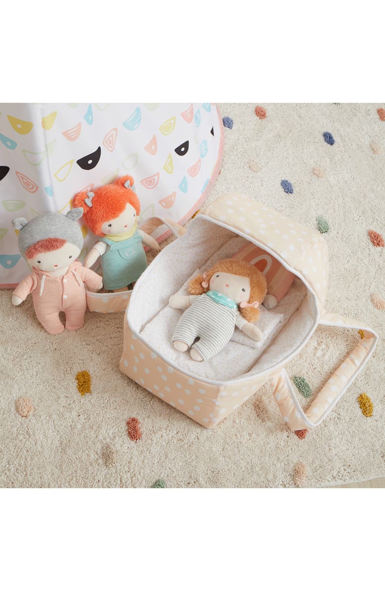 Wonder & Wise by Asweets Dots & Rainbows Doll Carrier, Alternate, color, 