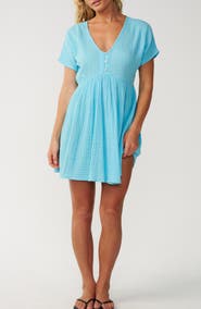 Rip Curl Premium Surf Cotton Gauze Babydoll Dress
