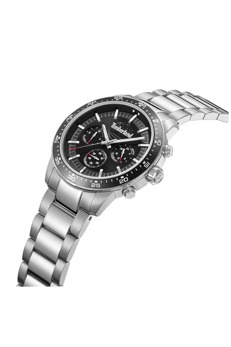 Parkman Multifunction Chronograph Bracelet Watch, 44mm, Alternate, color, SILVER