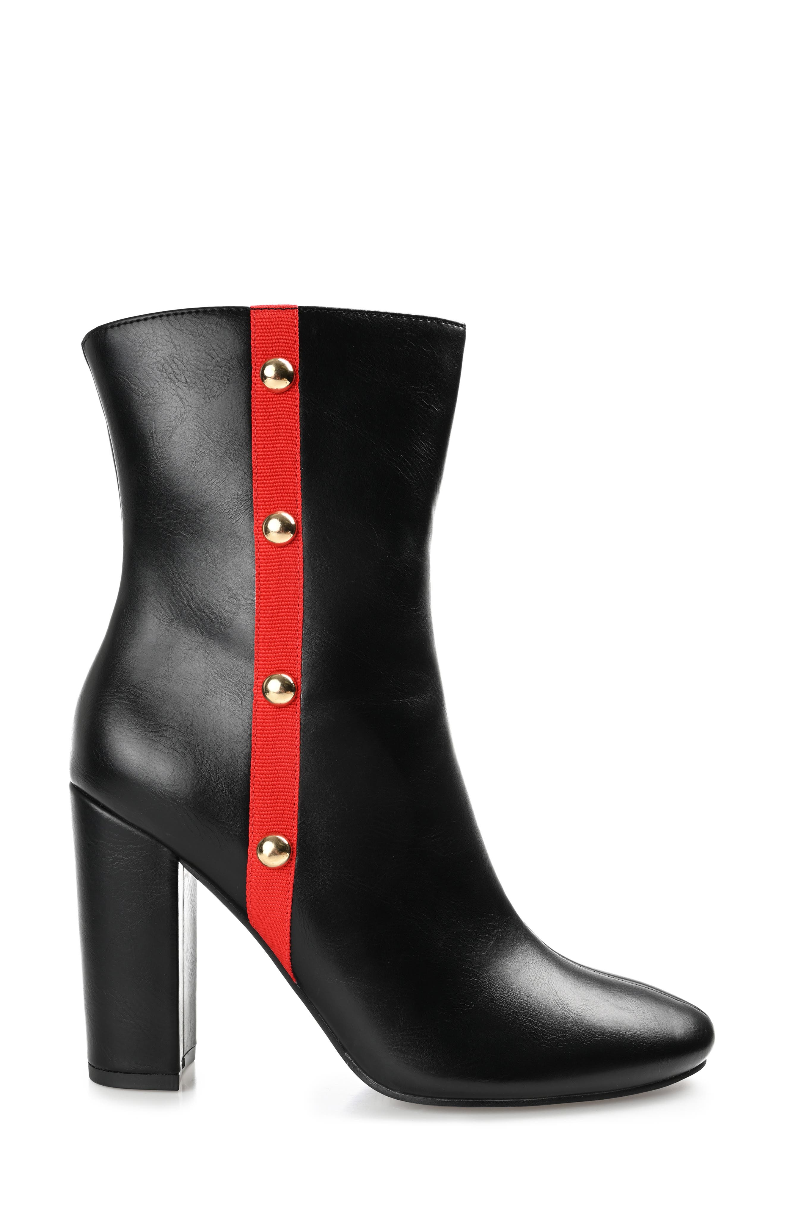 Journee Collection Gaibriel Studded Trim Boot, Alternate, color, 