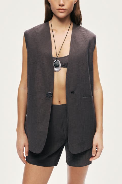 Tailored V-Neck Vest