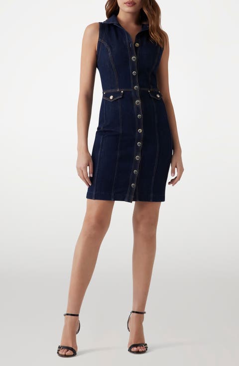 Destiny Denim Shirtdress