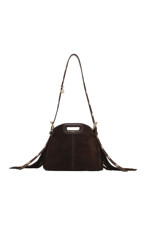 Suede leather mini Miss M bag