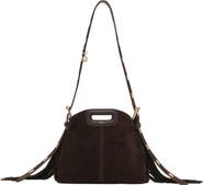maje Suede leather mini Miss M bag