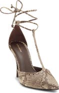 Reformation Stassie T-Strap Pump