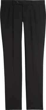 Jack Victor Patrick Flat Front Stretch Wool Dress Pants