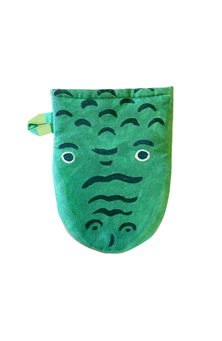 Supra Endura Organic Cotton Alligator Oven Mitt, Alternate, color, 