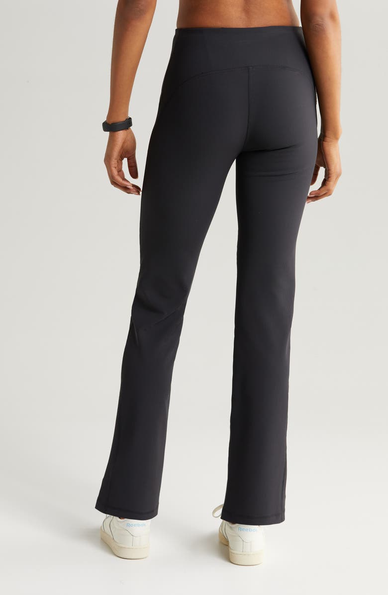 Zella Luxe High Waist Rib Flare Leggings, Alternate, color,